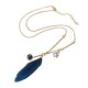 JASSY® Ladies Stylish Feather Y-neck Necklace Fashion Anallergic Jewelry for Women