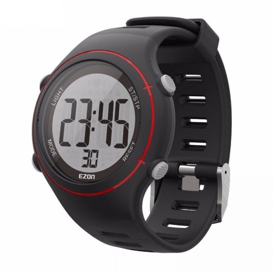 EZON T037 Men Watch Sprot Heart Rate Monitor Chronograph Alarm Outdoor Sport Digital Watch