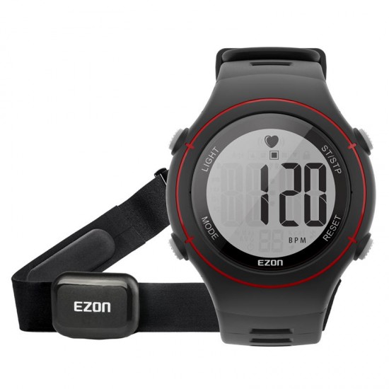 EZON T037 Men Watch Sprot Heart Rate Monitor Chronograph Alarm Outdoor Sport Digital Watch EZON T037 Men Watch Sprot Heart Rate Monitor Chronograph Alarm Outdoor Sport Digital Watch