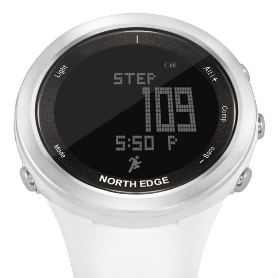 NORTH EDGE RANGE-W Digital Watch Rechargeable Battery Compass Swimming Fishing Men Sport Watch