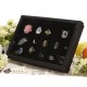 100 Slot Black Velvet Jewelry Ring Case Display Store Storage Box Tray Organizer