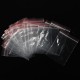 100Pcs Clear Jewelry Plastic Ziplock Reclosable Packing Bags