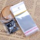 100pcs OPP Zip Lock Plastic Bags Self Adhesive Transparent Packaging Jewelry