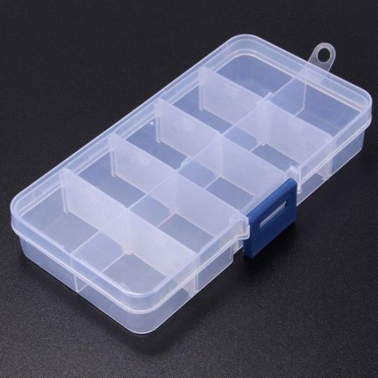 10/15/24/36 Grid Adjustable Bead Organizer Jewelry Box Storage Case