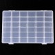 10/15/24/36 Grid Adjustable Bead Organizer Jewelry Box Storage Case