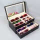 12 Black Eyeglasses Sunglass Oversized Storage Display Case Glasses Organizer