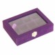 12 Grids  Jewelry Box Velvet Storage Organizer Display Showcase