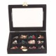 12 Grids  Jewelry Box Velvet Storage Organizer Display Showcase