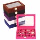 12 Grids  Jewelry Box Velvet Storage Organizer Display Showcase