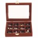 12 Grids  Jewelry Box Velvet Storage Organizer Display Showcase