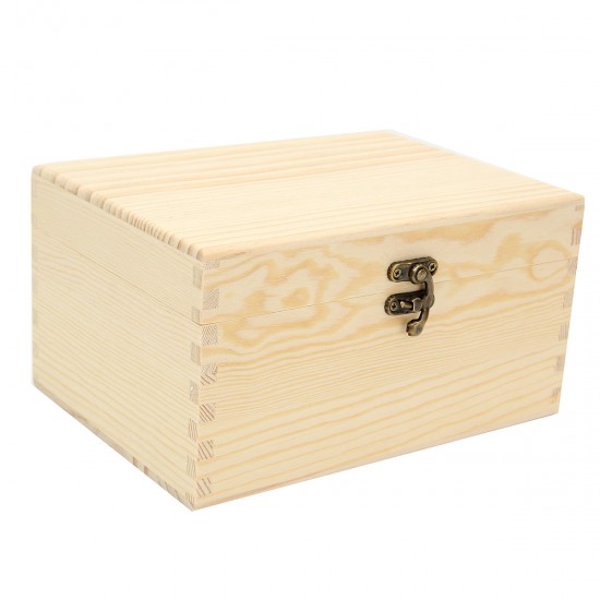 15 Grids Natural Wood Box Essential Oils Storage Anti-evaporation Box Case