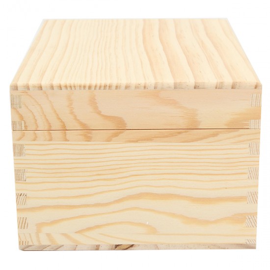 15 Grids Natural Wood Box Essential Oils Storage Anti-evaporation Box Case