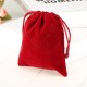 1pc Velvet Drawstring Bag Jewelry Christmas Birthday Wedding Gifts Pouch