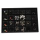 24 Grids Jewelry Display Storage Box Ear Pin Organizer Holder Case