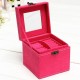 3 Layers Velvet Necklace Rings Jewelry Box Case Display Storage Container