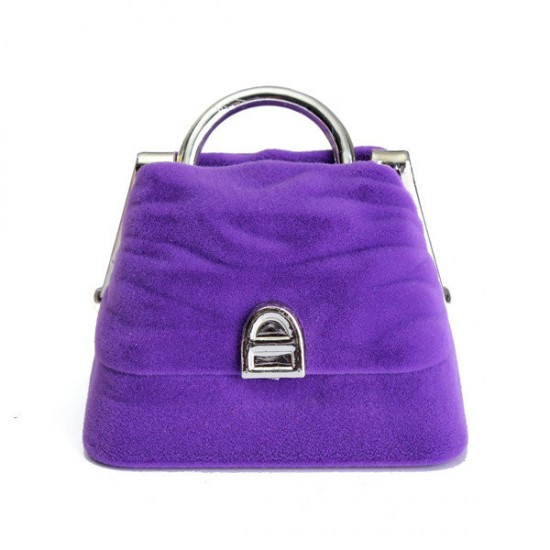 Mini Velvet Jewelry Holder Earring Ring Handbag Box Case Mini Velvet Jewelry Holder Earring Ring Handbag Box Case