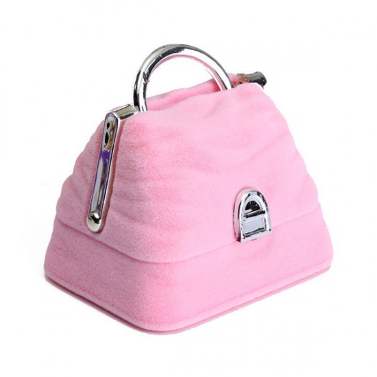 Mini Velvet Jewelry Holder Earring Ring Handbag Box Case Mini Velvet Jewelry Holder Earring Ring Handbag Box Case