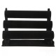 12 Inch Black 3-Tier  Watch Bracelet Jewelry Display Holder Stand