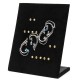 30 Pairs Velvet Earrings Jewelry Display Stand Holder Show Case