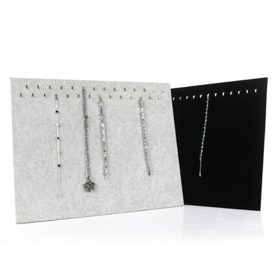 30*37cm Velvet Jewelry Box Display Storage Necklace Bracelet Pendant Stand Holder