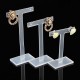3Pcs T Shape Earrings Display Stand Plastic Jewelry Display Holder