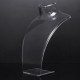 Acrylic Bust Necklace Earrings Display Stand Mannequin Jewelry Holder