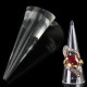 Acrylic Transparent Clear Cone Shape Jewelry Ring Display Holder Stand