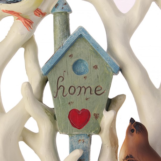 Bird Parrot Home Tree Seamless Wall Hook Hanger Home Decoration Ornament