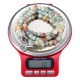 3kg/0.1g Mini Digital Jewelry Scale Round Shape Kitchen Scale High-precision Electronic Balance
