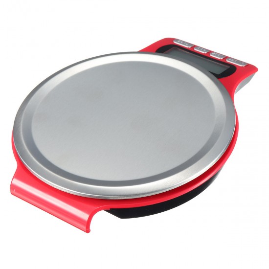 3kg/0.1g Mini Digital Jewelry Scale Round Shape Kitchen Scale High-precision Electronic Balance