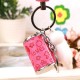 18pcs/Lot Leather Coin Change Hopper Tube Key Chain Automatically Popup