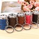 18pcs/Lot Leather Coin Change Hopper Tube Key Chain Automatically Popup