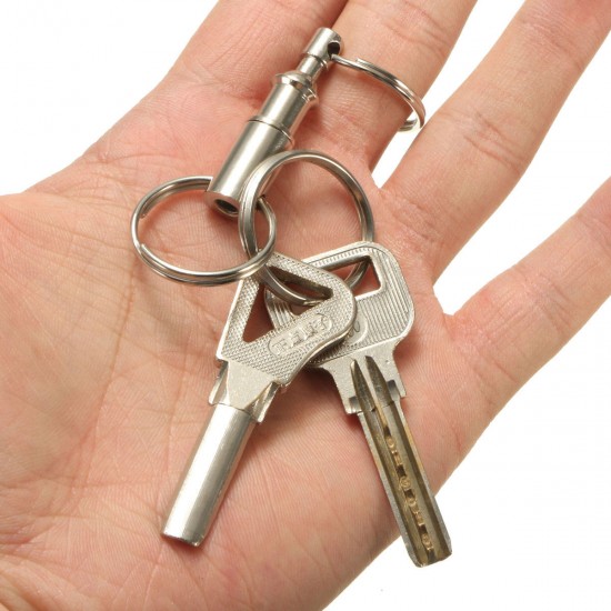 3pcs Double Detachable Key Chain Ring Keychain