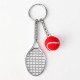 Mini Tennis Rackets Metal Key Chain Ring Cute Gift Mini Tennis Rackets Metal Key Chain Ring Cute Gift