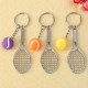 Mini Tennis Rackets Metal Key Chain Ring Cute Gift Mini Tennis Rackets Metal Key Chain Ring Cute Gift