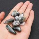 10 Pcs of Natural Stone Moss Agate Crystal DIY Jewelry