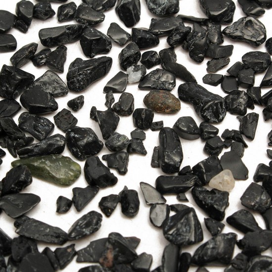 100g Black Tourmaline Crystal Stone Mineral Body Healing Design Accessories