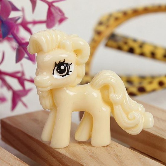 Cute Kawaii Little Cartoon Flat Back Resin Pony DIY Decoration