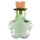 Multicolor Flower Shaped Wishing Message Glass Bottles Vials With Cork