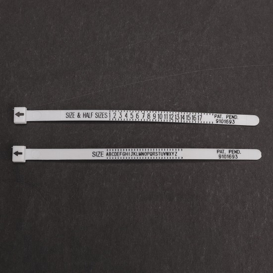 114mm Plastic Measure Finger Gauge US/UK Optional for Ring Band Genuine Tester