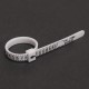 114mm Plastic Measure Finger Gauge US/UK Optional for Ring Band Genuine Tester 114mm Plastic Measure Finger Gauge US/UK Optional for Ring Band Genuine Tester