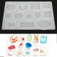 12 Models Silicone Mold Mould Resin DIY Pendant Jewelry Tools Accessories 12 Models Silicone Mold Mould Resin DIY Pendant Jewelry Tools Accessories