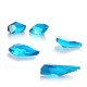 1pcs Crystal Epoxy Gems Pendant Pendant Silicone Mold Earring Pendant For Epoxy DIY Jewelry Making