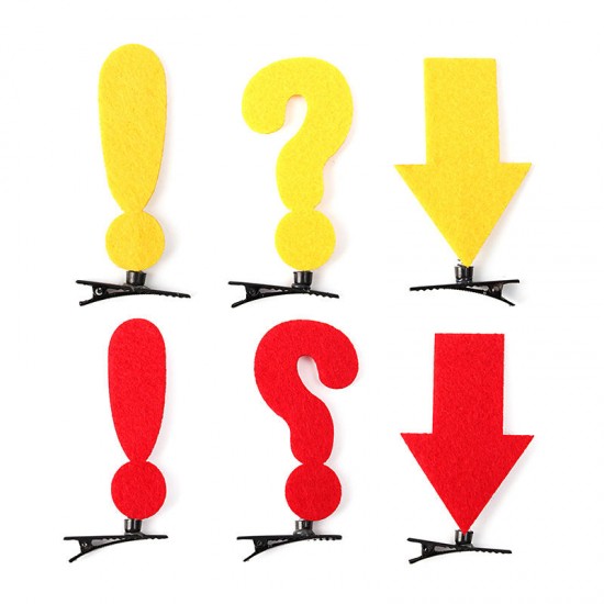 1Pc Lovely Symbol Question Mark Exclamation Mark Arrow Hairpin 1Pc Lovely Symbol Question Mark Exclamation Mark Arrow Hairpin