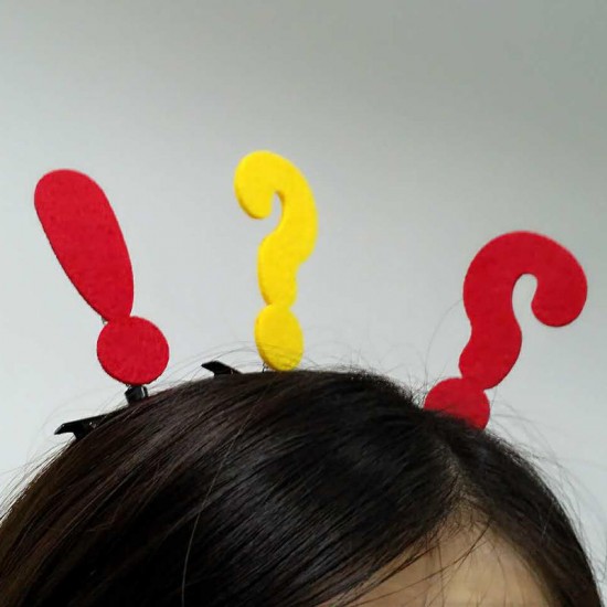 1Pc Lovely Symbol Question Mark Exclamation Mark Arrow Hairpin 1Pc Lovely Symbol Question Mark Exclamation Mark Arrow Hairpin