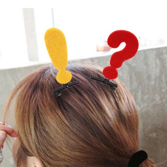 1Pc Lovely Symbol Question Mark Exclamation Mark Arrow Hairpin 1Pc Lovely Symbol Question Mark Exclamation Mark Arrow Hairpin