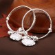 2Pcs Baby Longevity Lock Safety Lock Silver Bell Children Bracelet