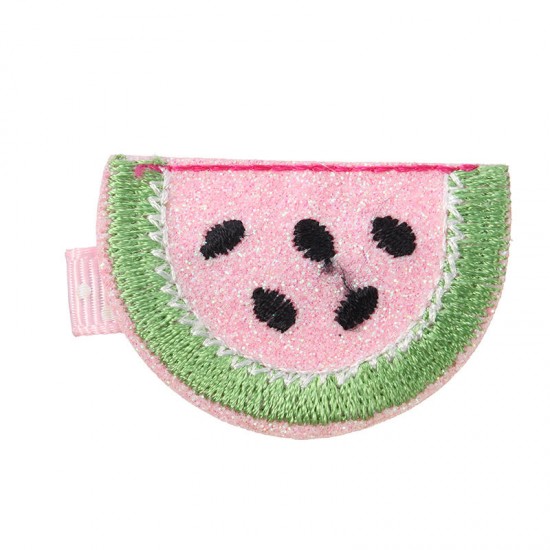 Cute Embroidery Fruit Lovely Girls Hairpin