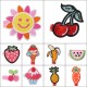 Cute Embroidery Fruit Lovely Girls Hairpin Cute Embroidery Fruit Lovely Girls Hairpin