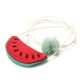 Cute Fruits Watermelon Carrot Banana Sweater Necklaces Christmas Gifts For Kids